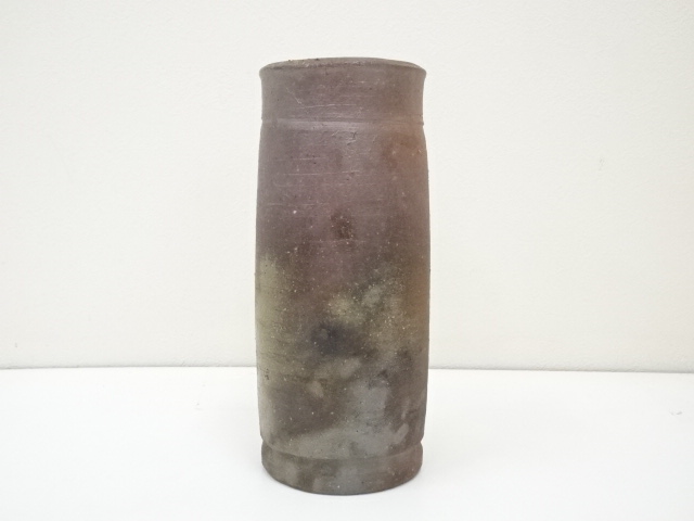 【備前焼 花入②】Bizen ware Flower vase ( 送料無料！) 6135224: JAPANESE POTTERY BIZEN WARE FLOWER VASE BY YU